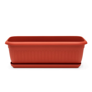 Terracotta Plastic Window Box Planter